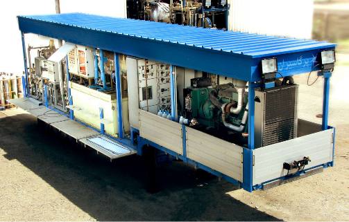 Mobile Oil Treater system