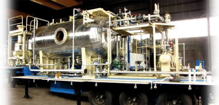 Mobile Oil Treater system